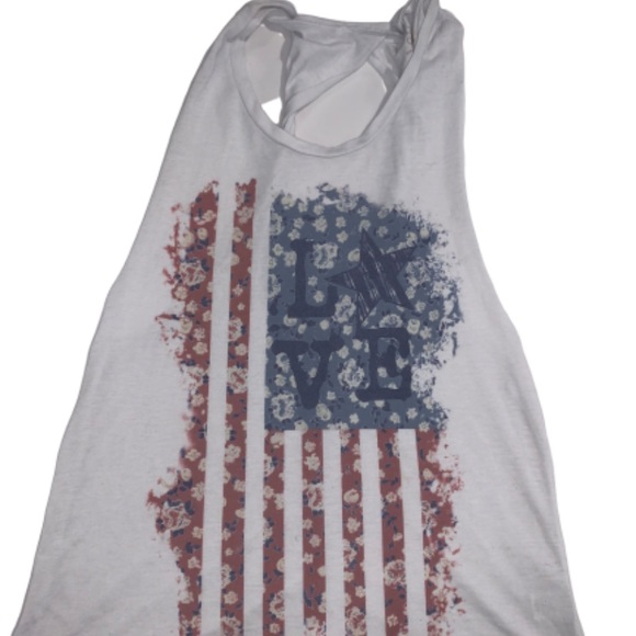 Rebellious One Tops - American Flag tank top🇺🇸